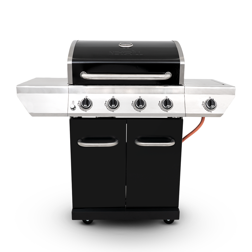 Evolution Infrared Plus 4-brännare propangas grill med rostfritt stål sidobrännare