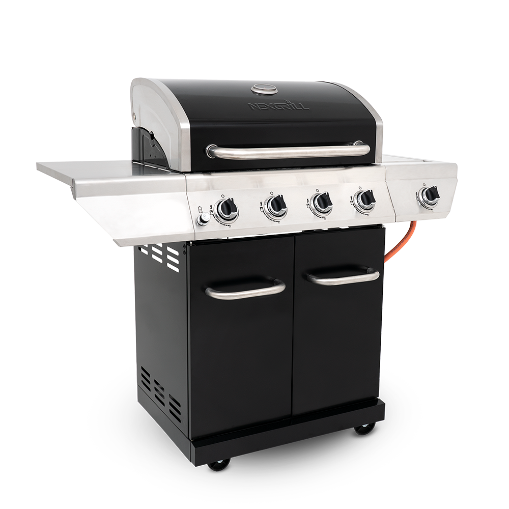 Evolution Infrared Plus 4-brännare propangas grill med rostfritt stål sidobrännare